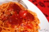spaghetti tomate et fondue de poivron au cheddar a