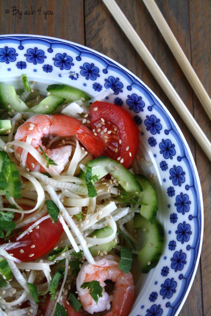 salade thaï aux crevettes