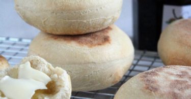 Muffins anglais, recette au levain