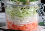 salade thaï végétarienne en bocal