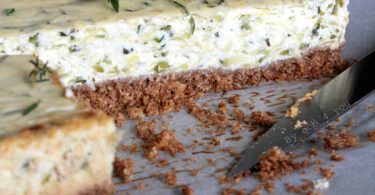 Cheesecake courgette et thym