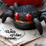 Black spider burger