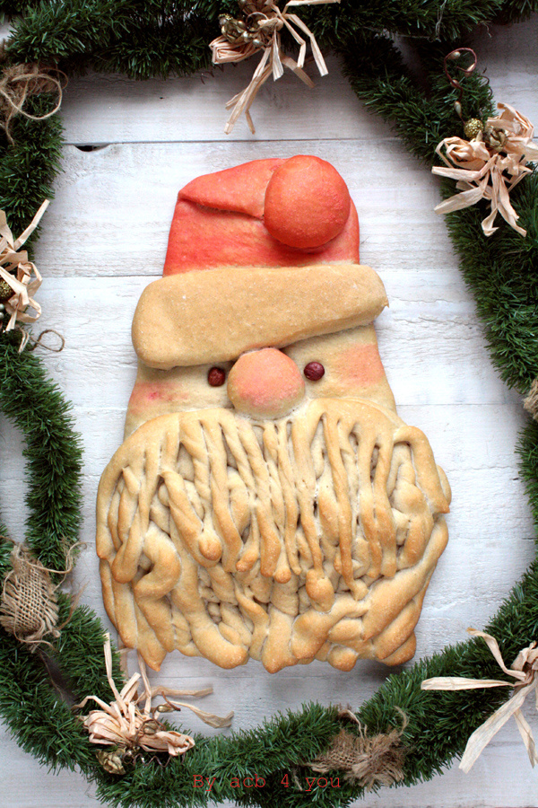 Santa bread {pain à la cannelle}
