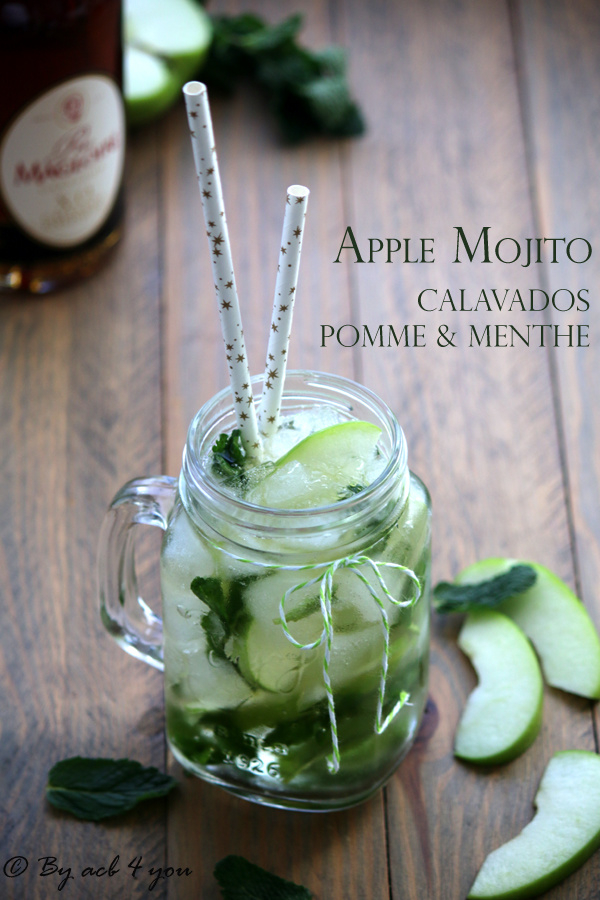 Apple mojito {Calvados, pomme et menthe}