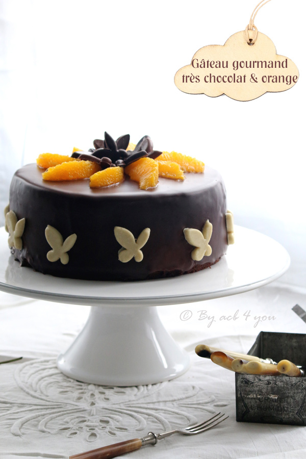 gâteau orange et chocolat