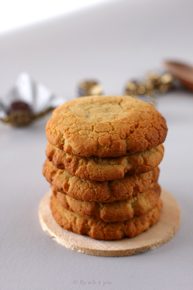 Cookies au beurre de cacahuète pour Halloween ou Spider cookies