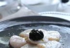 Carpaccio de Saint-Jacques et caviar