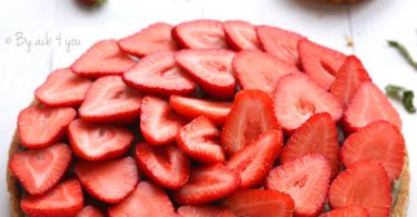 Tarte aux fraises matcha