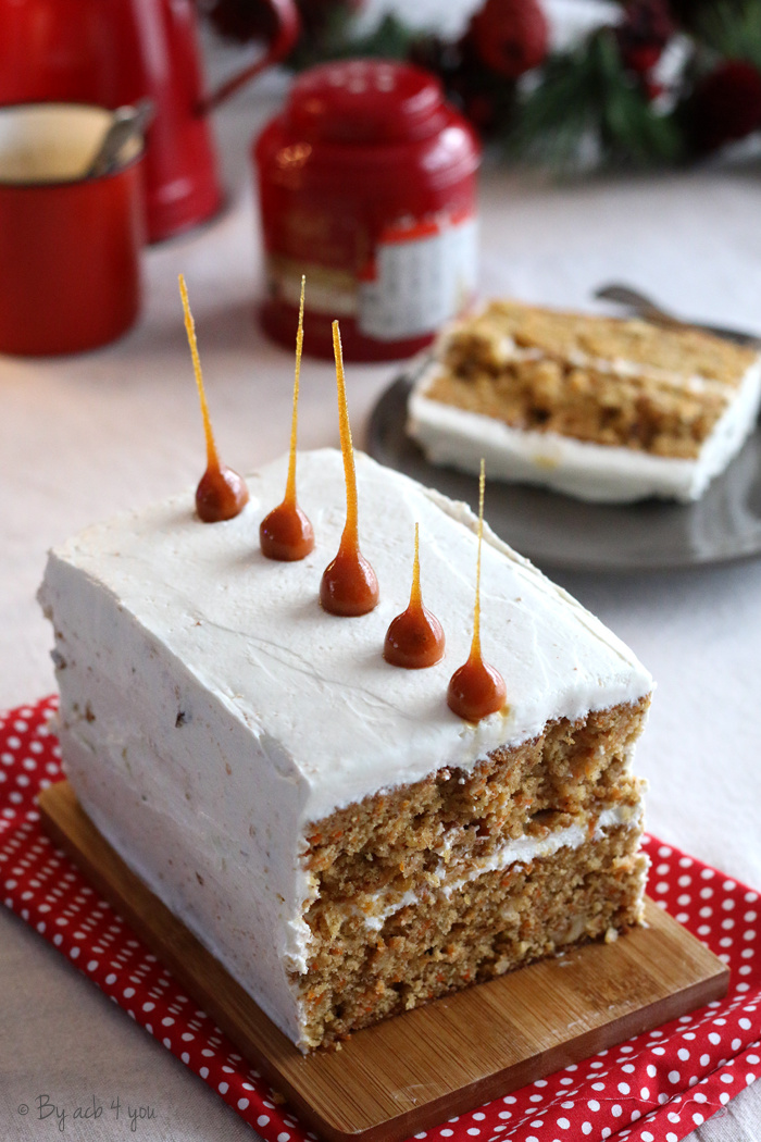 Carrot cake aux noisettes
