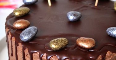 layer cake au chocolat de Pâques
