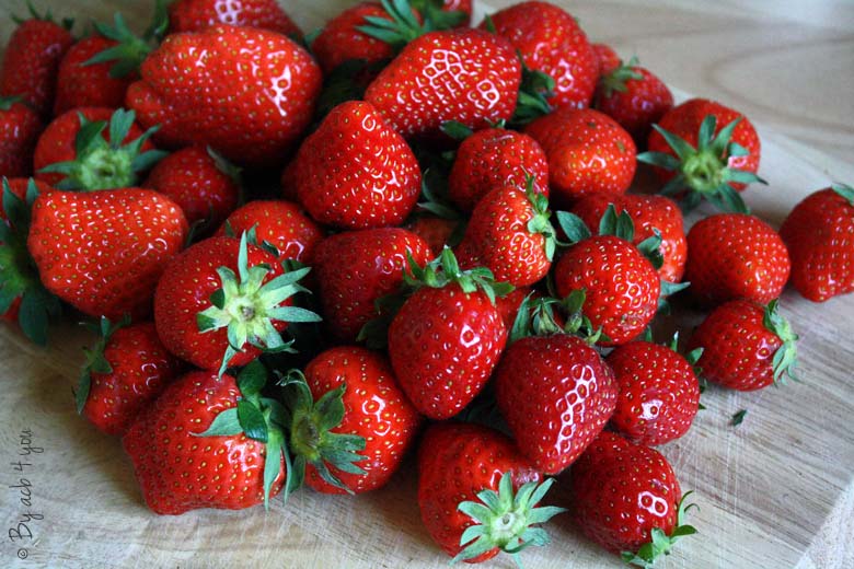 Gelée de fraise et rhubarbe