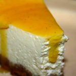cheesecake speculoos et coulis fruit de la passion