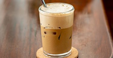 café latte frappé