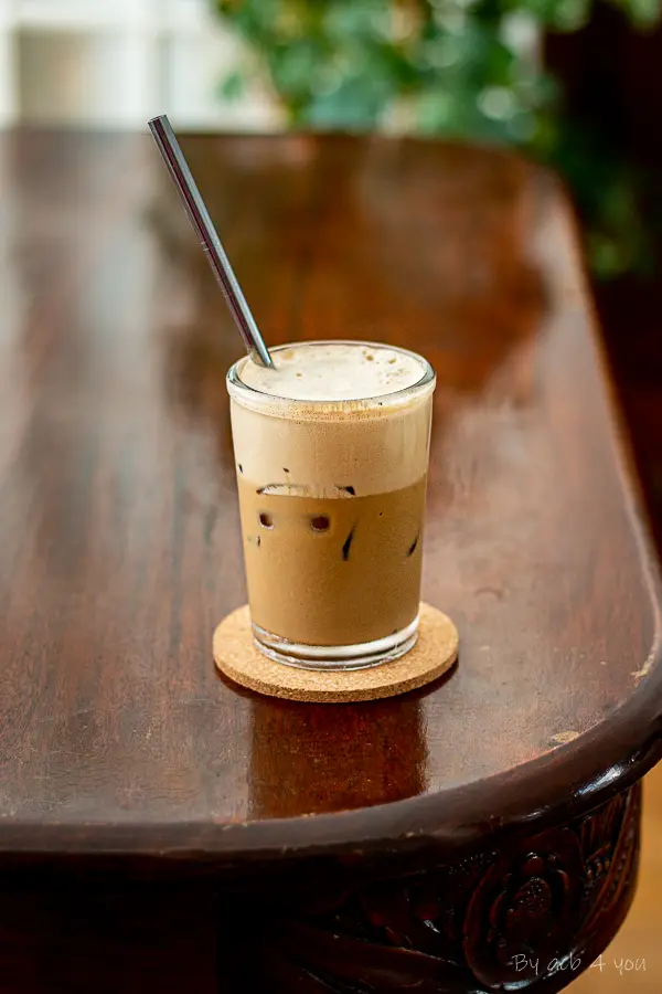 Café latte frappé - Recette de boisson fraiche