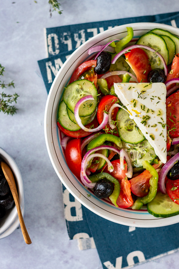 Salade grecque traditionnelle