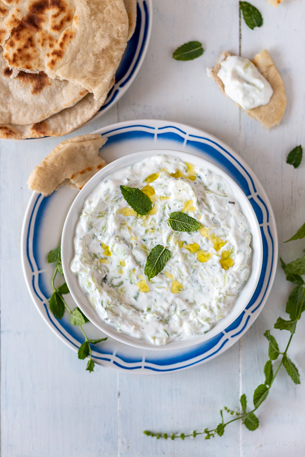 Tzatziki le dip de concombre au yaourt grec