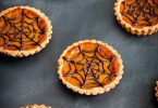 spider pumpkin pie