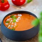 soupe de tomates rôties